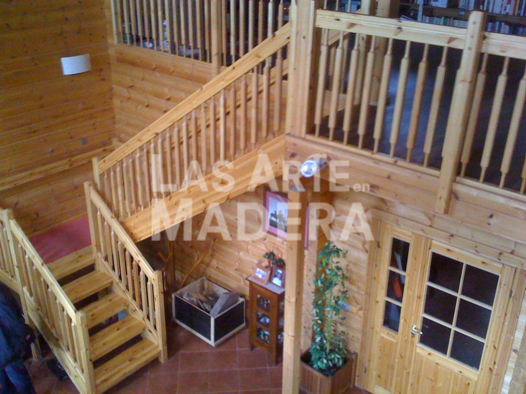 portada escaleras de madera